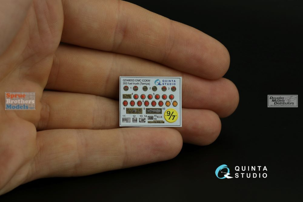 QTSQD48053 1:48 Quinta Studio Interior 3D Decal - GMC CCKW 353