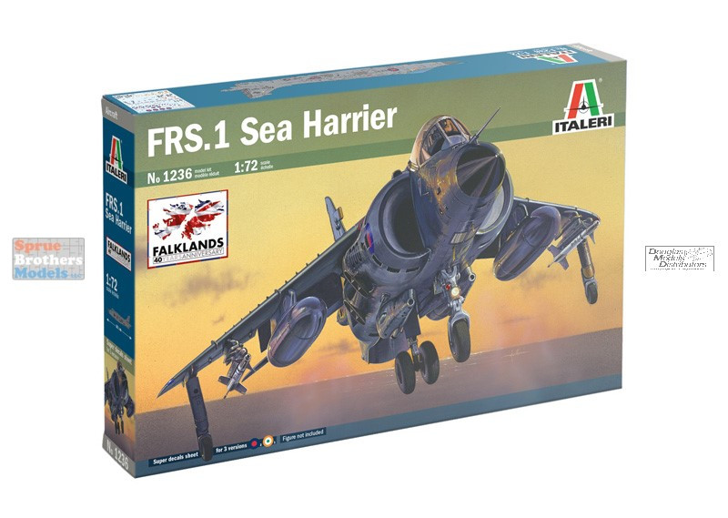 ITA1236 1:72 Italeri Sea Harrier FRS.1 - Sprue Brothers Models LLC