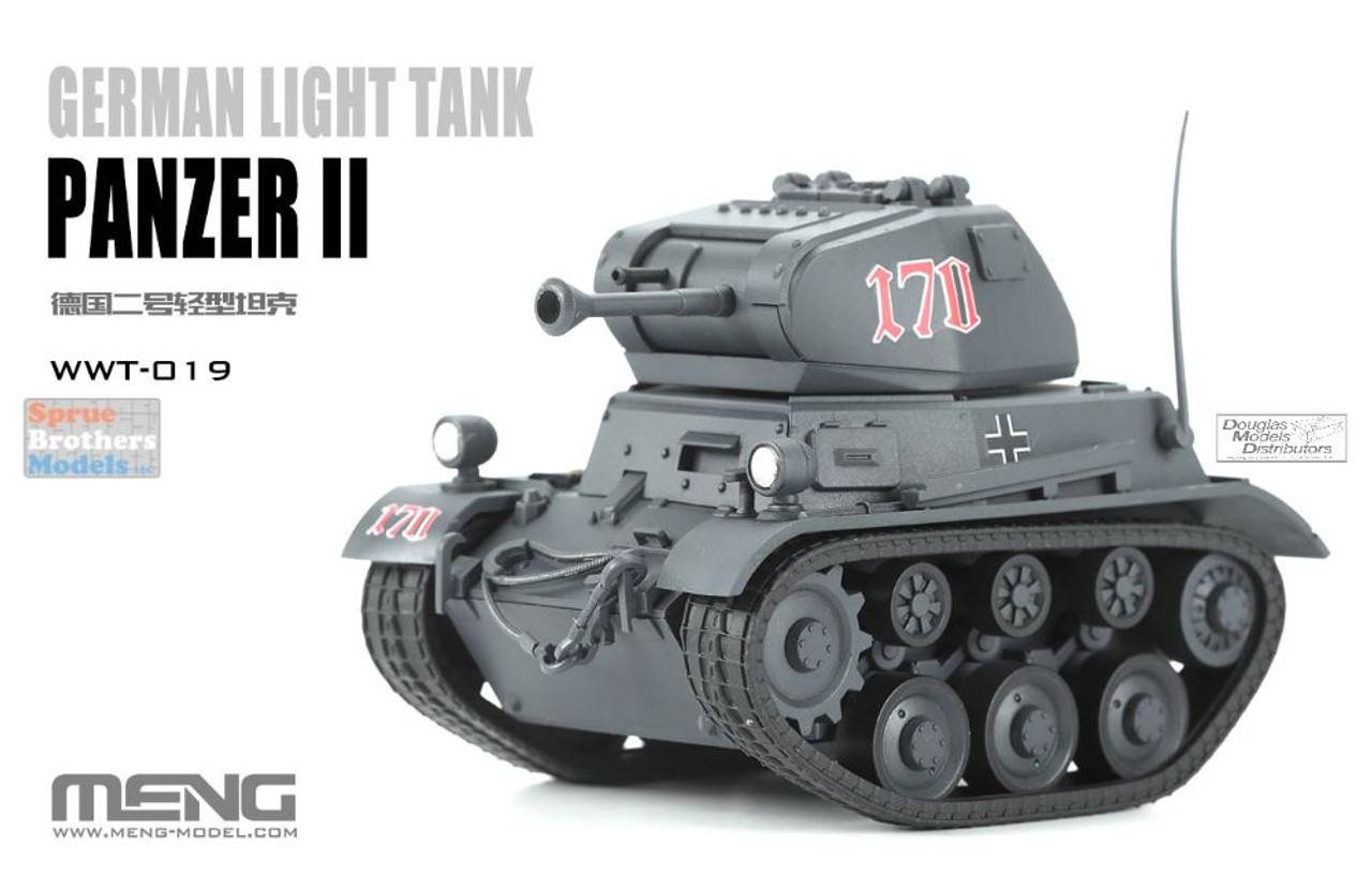 MNGWWT019 Meng World War Toons - Panzer II German Light Tank