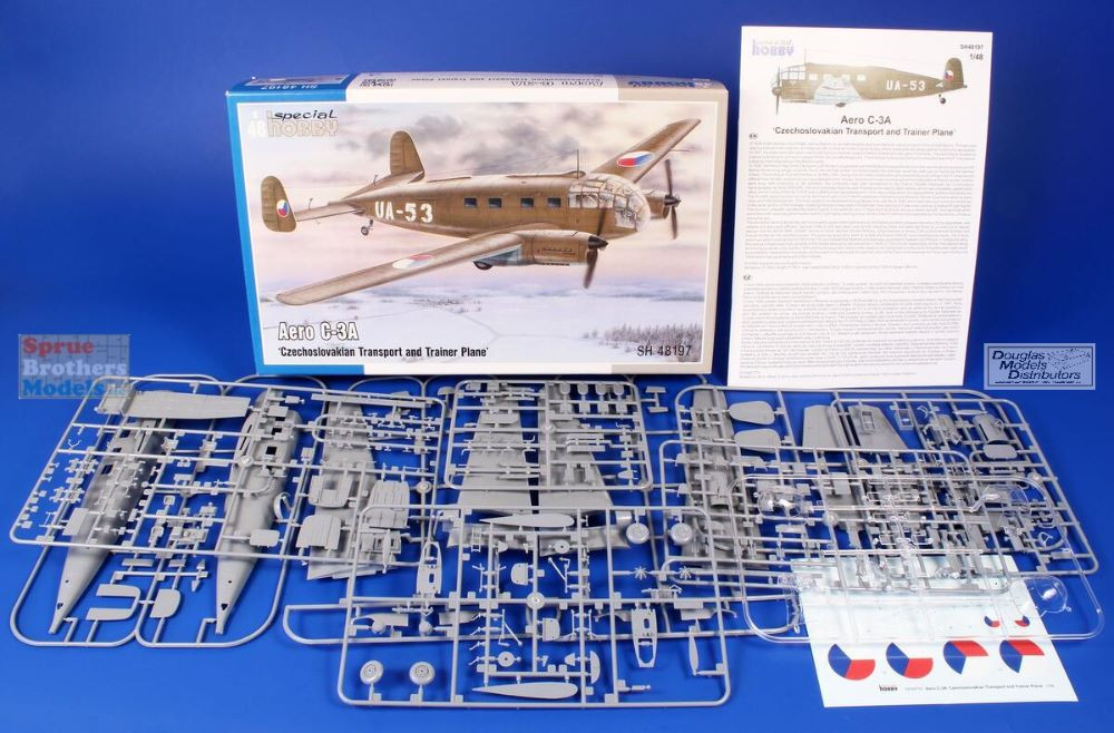 1/48 Go242A ＆ Aero C-3A 2機セット SPH48197 1:48 Special Hobby Aero C-3A 'Czechoslovakian Transport