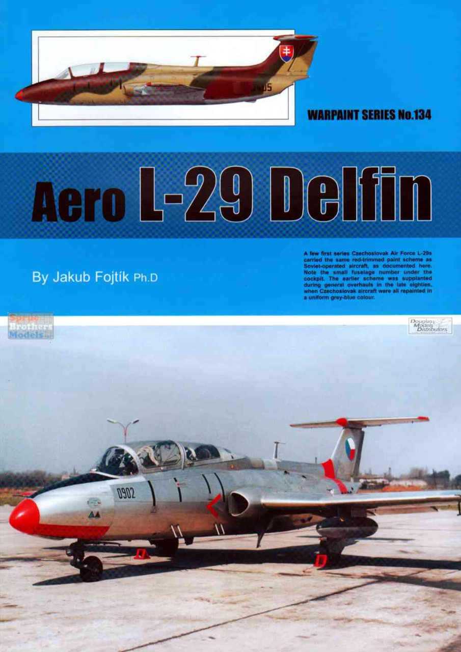 WPT134 Warpaint Books - Aero L-29 Delfin - Sprue Brothers Models LLC