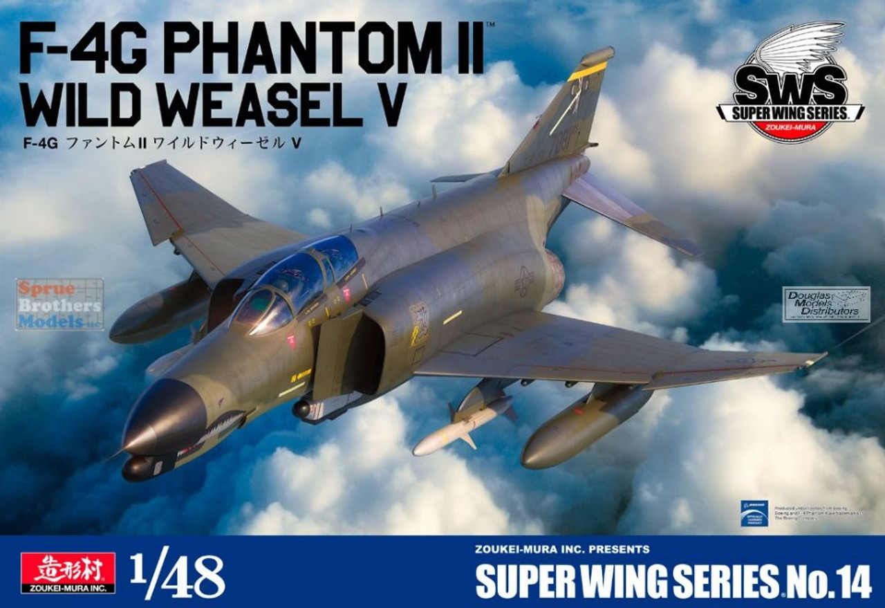 ZKMK31013 1:48 Zoukei-Mura F-4G Phantom II Wild Weasel V - Sprue