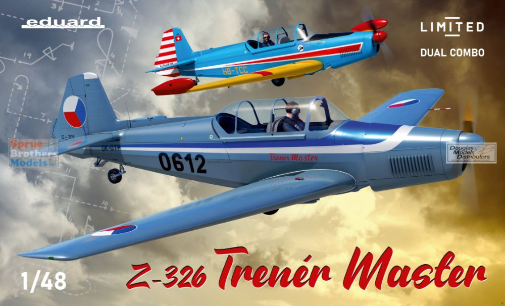 BURTLE AIRCRAFT 19Ꮩ フルセット EDU11167 1:48 Eduard Trener Z-326 Trener Master [Limited Edition