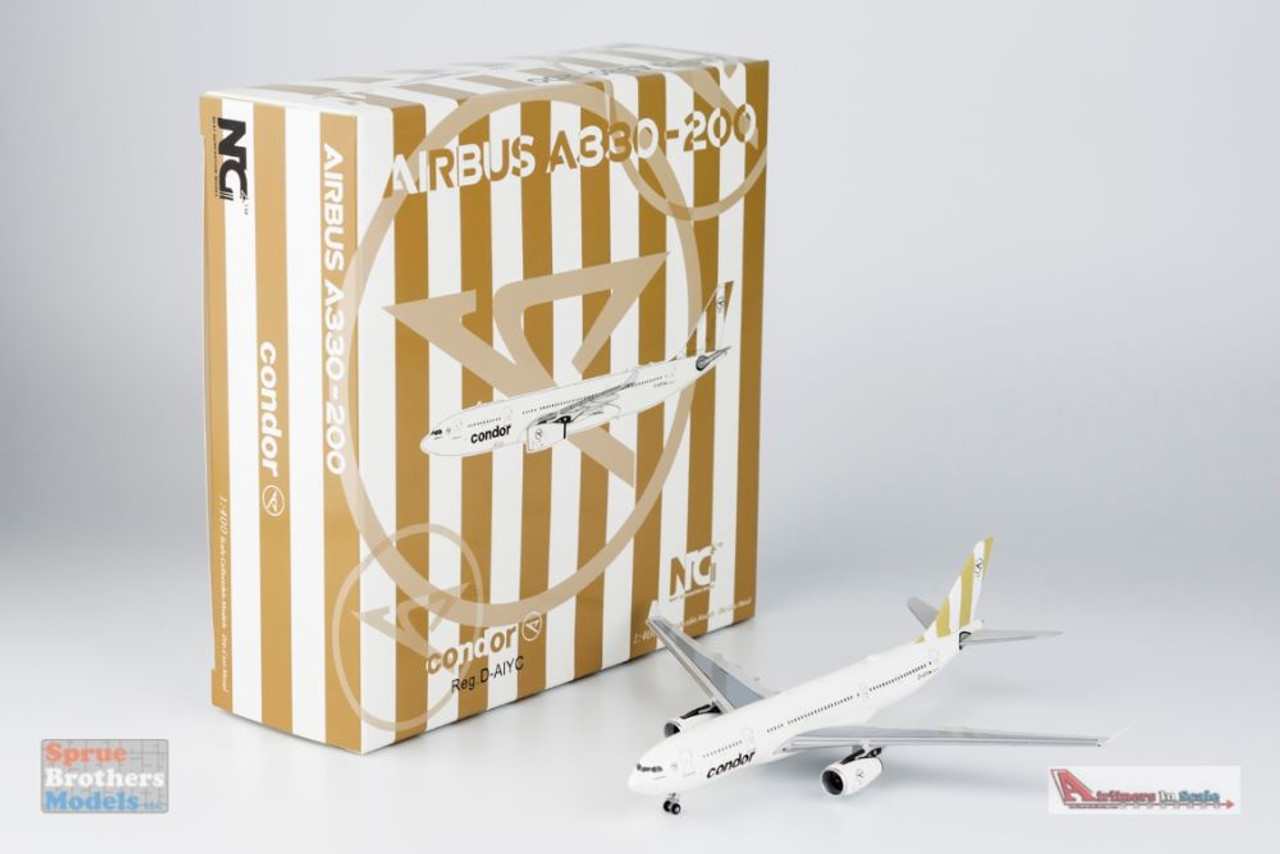 NGM61055 1:400 NG Model Condor Airbus A330-200 Reg #D-AIYC Beige Tail  (pre-painted/pre-built)