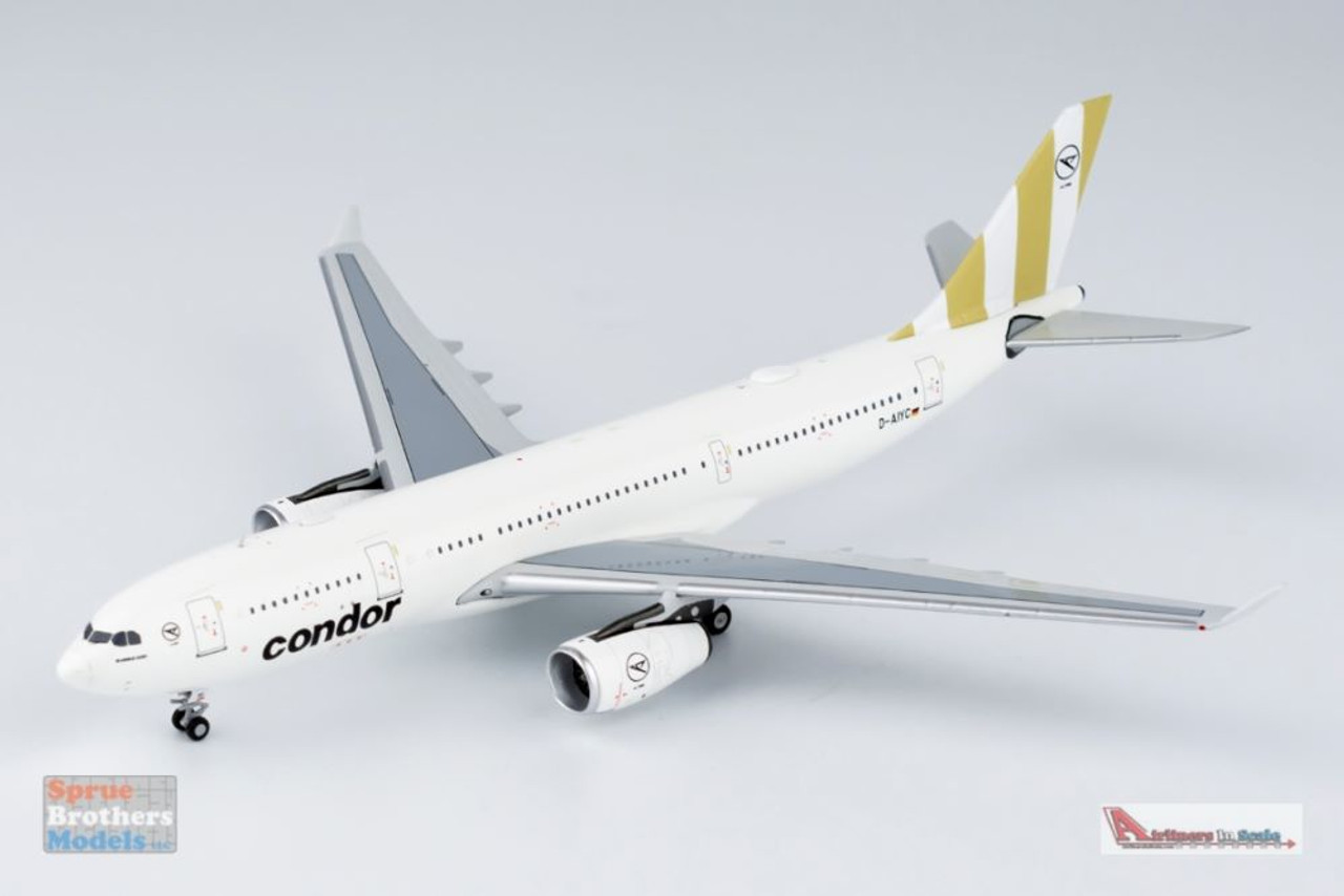 NGM61055 1:400 NG Model Condor Airbus A330-200 Reg #D-AIYC Beige Tail  (pre-painted/pre-built)