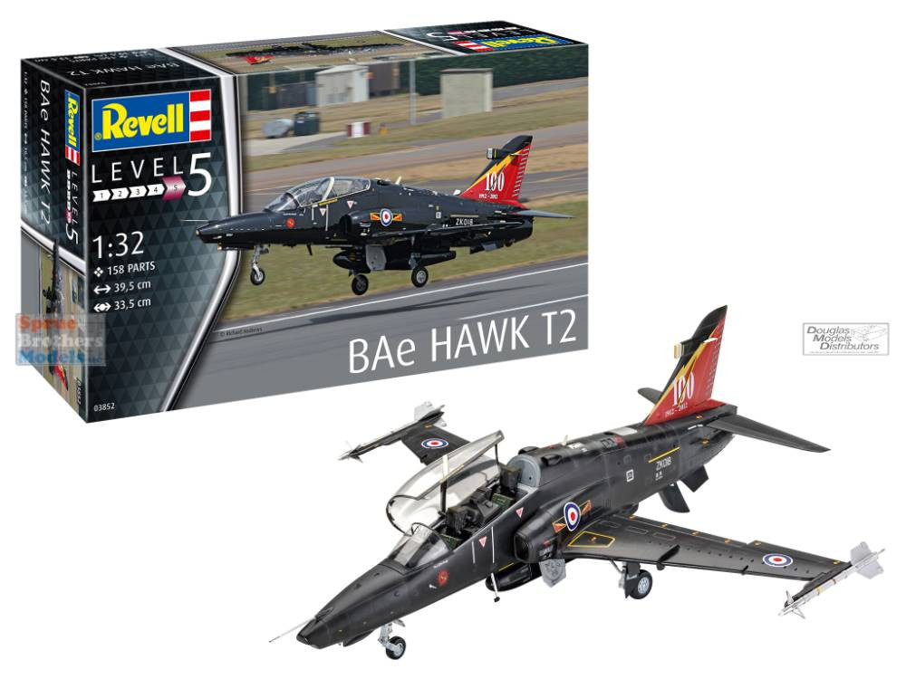 Revell BAe HAWK T2 1:32 スケールモデル RVG03852 1:32 Revell Germany BAe Hawk T2 - Sprue Brothers Models LLC