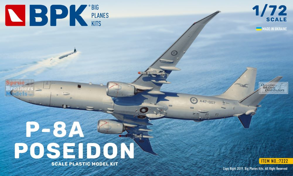 BPK72022 1:72 Big Planes Kits P-8A Poseidon - Sprue Brothers