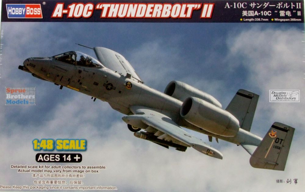 HBS81796 1:48 Hobby Boss A-10C Thunderbolt II - Sprue Brothers
