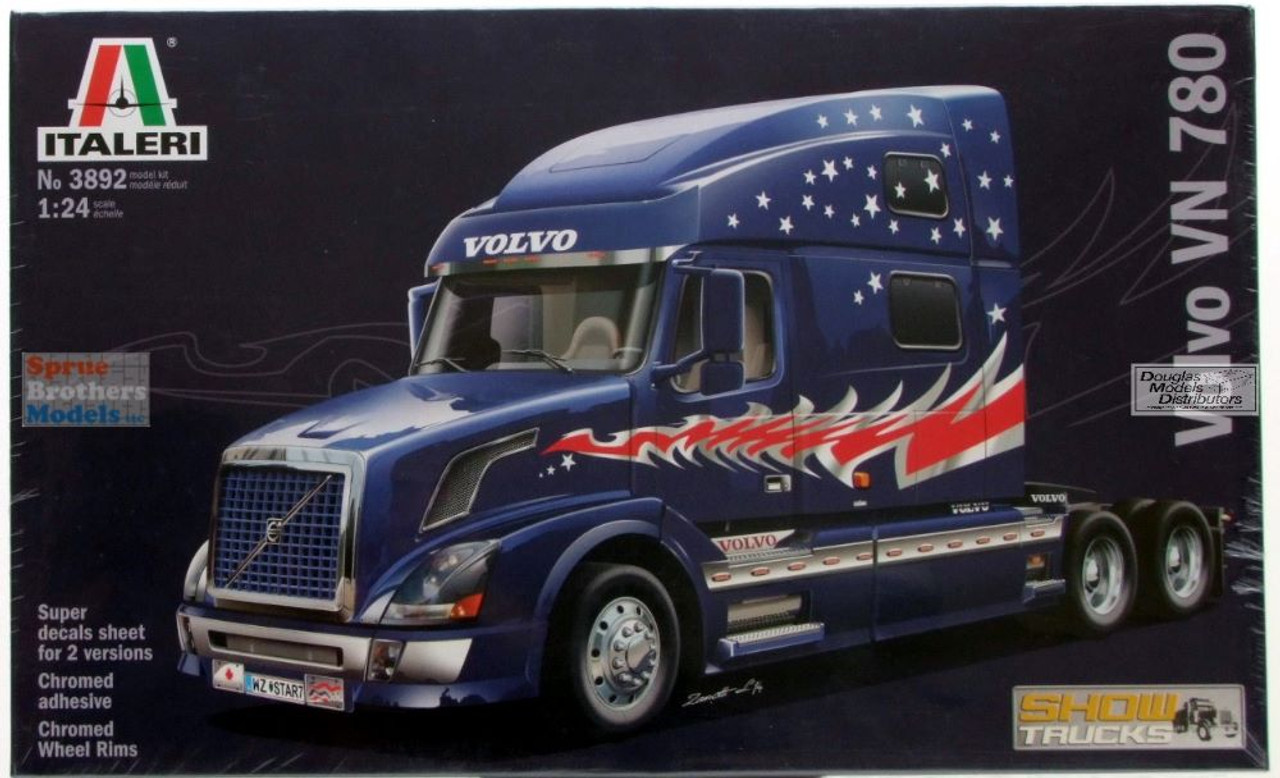 ITA3892 1:24 Italeri Volvo VN 780 - Sprue Brothers Models LLC