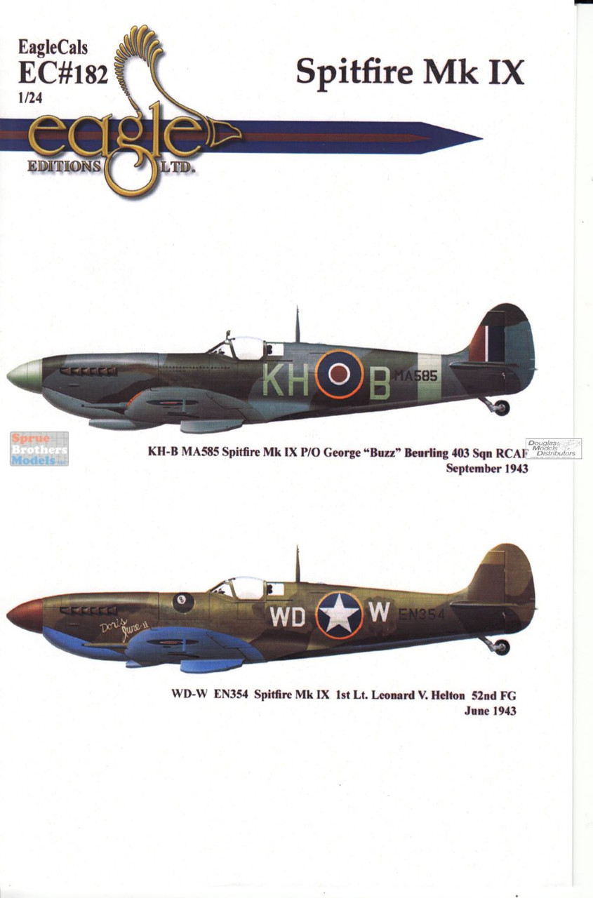 ECL24182 1:24 Eagle Editions Spitfire Mk.IX Part 1 - Sprue