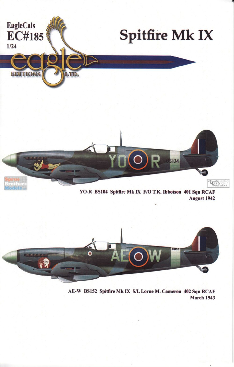 ECL24185 1:24 Eagle Editions Spitfire Mk.IX Part 3 - Sprue