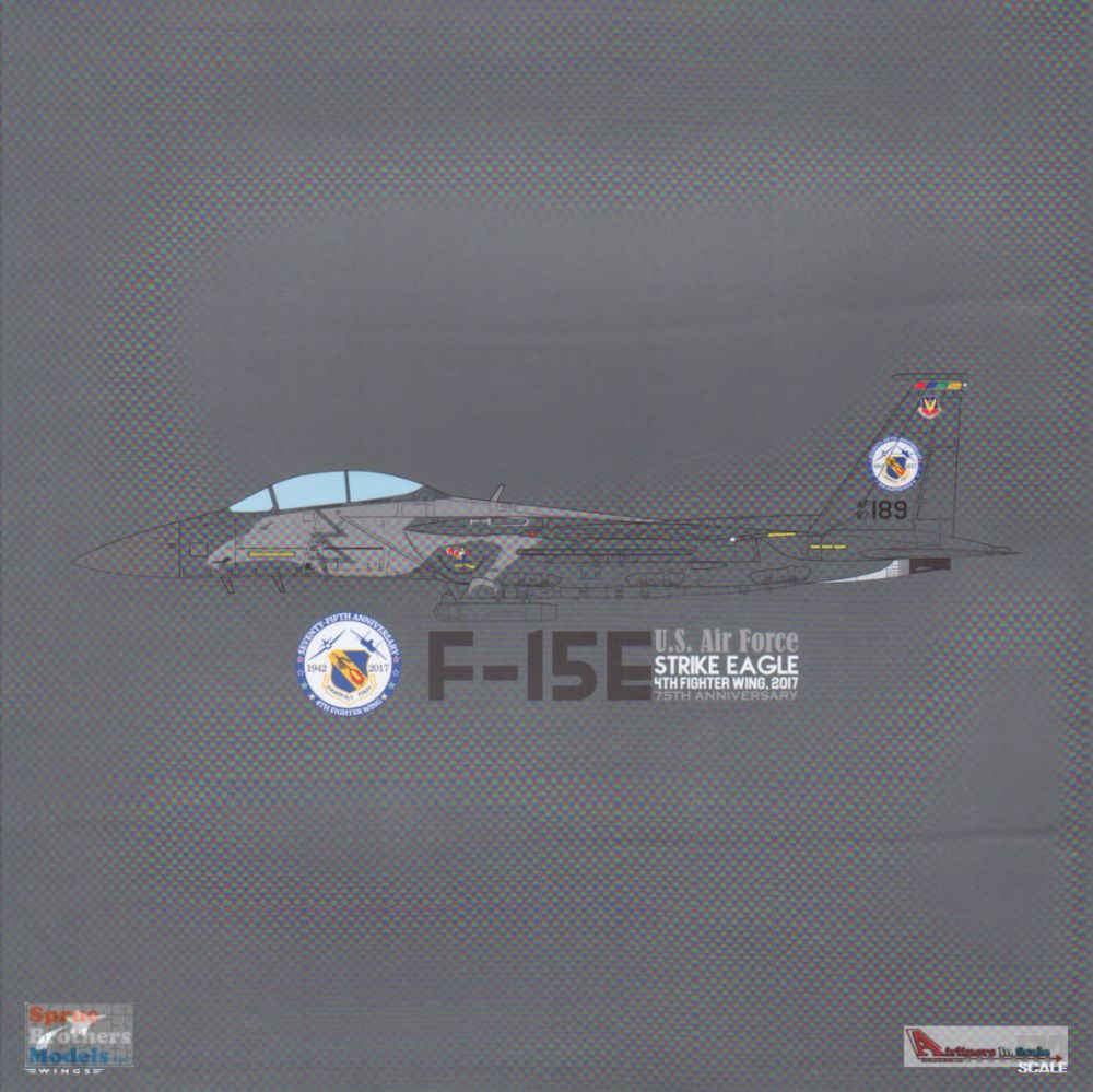 JCW72F15014 1:72 JC Wings Military F-15E Strike Eagle 4th Fighter