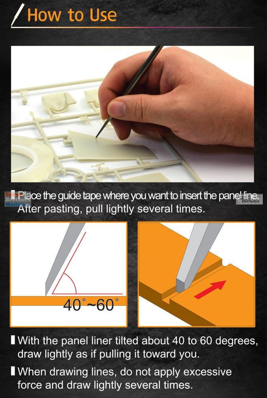 INFICT0031 Infini Model Panel Liner (1.2mm) - Sprue Brothers Models LLC