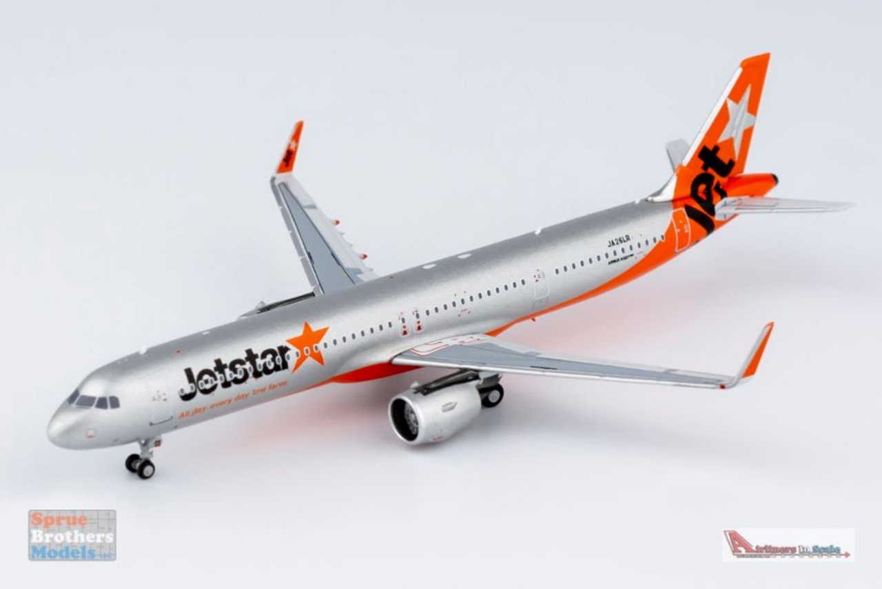 NGM13052 1:400 NG Model Jetstar Airbus A321neo Reg #JA26LR  (pre-painted/pre-built)