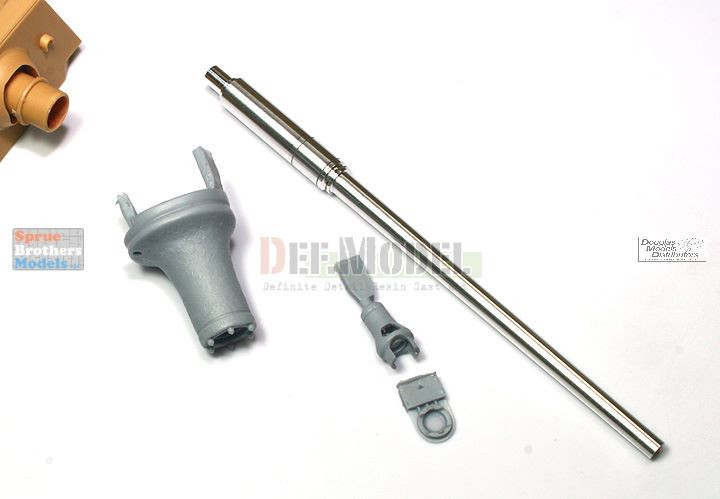 DEFDM35021 1:35 DEF Model King Tiger 88mm KwK43/3 L/71 Metal Gun