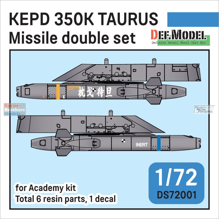 DEFDS72001 1:72 DEF Model KEPD 350K Taurus Missile Double Set (ACA