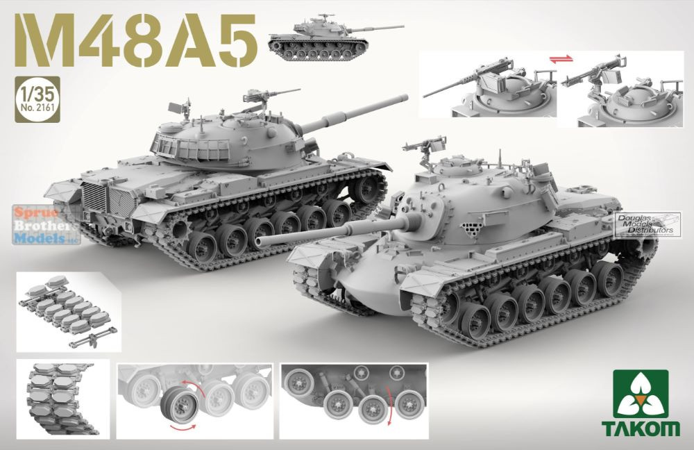 TAK02161 1:35 Takom M48A5 - Sprue Brothers Models LLC