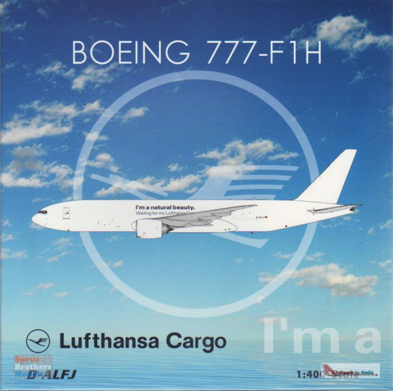 PHX04480 1:400 Phoenix Model Lufthansa Cargo B777F Reg #D-ALFJ  (pre-painted/pre-built)