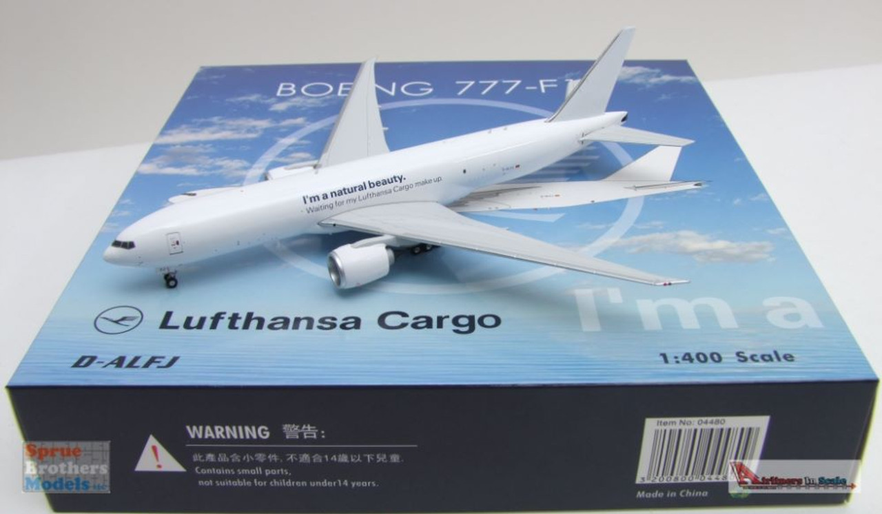 PHX04480 1:400 Phoenix Model Lufthansa Cargo B777F Reg #D-ALFJ  (pre-painted/pre-built)