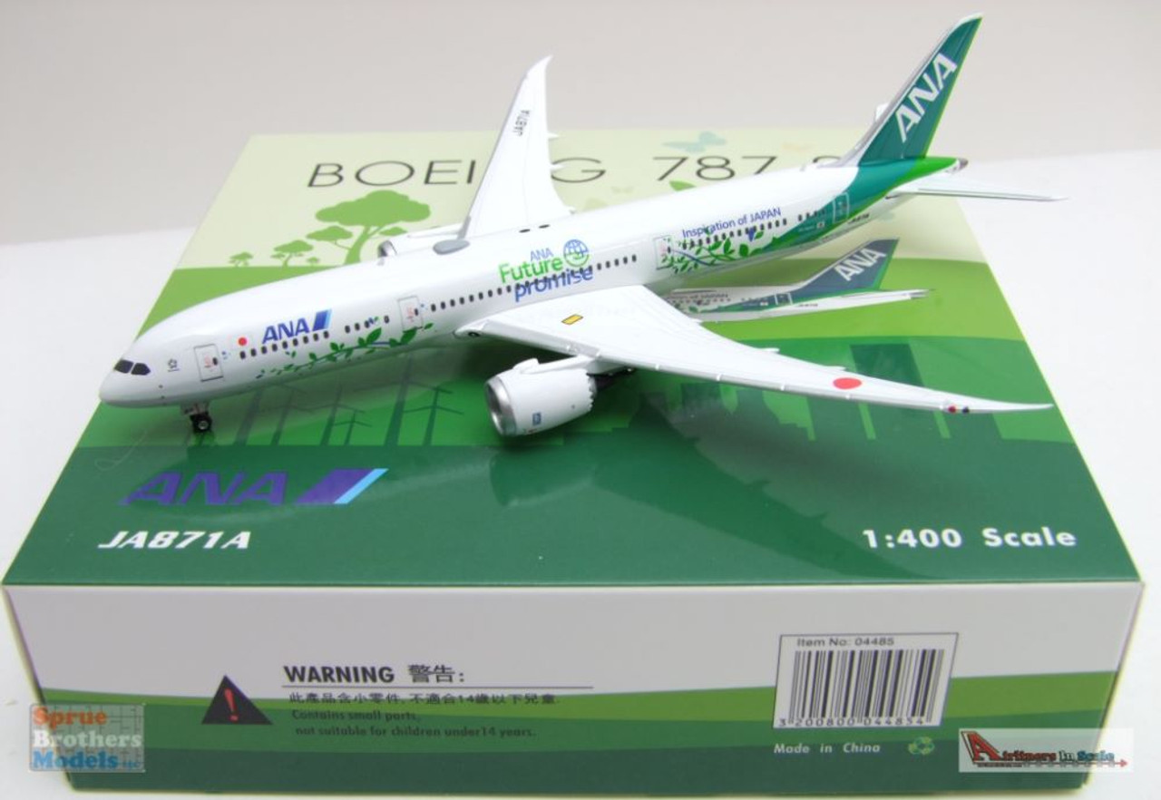 PHX04485 1:400 Phoenix Model ANA B787-9 Reg #JA871A 'Future Promise'  (pre-painted/pre-built)