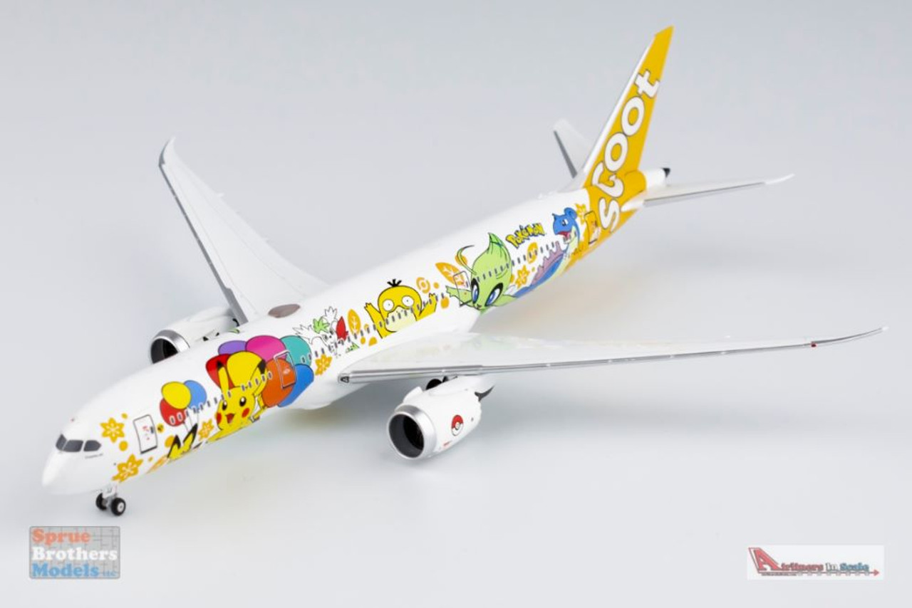 NGM55095 1:400 NG Model Scoot B787-9 Reg #9V-OJJ Pikachu (pre