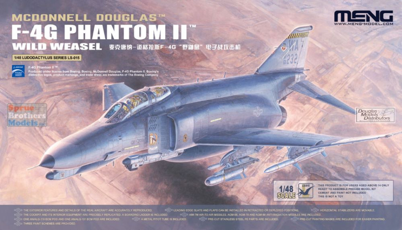 MNGLS015 1:48 Meng F-4G Phantom II 'Wild Weasel'