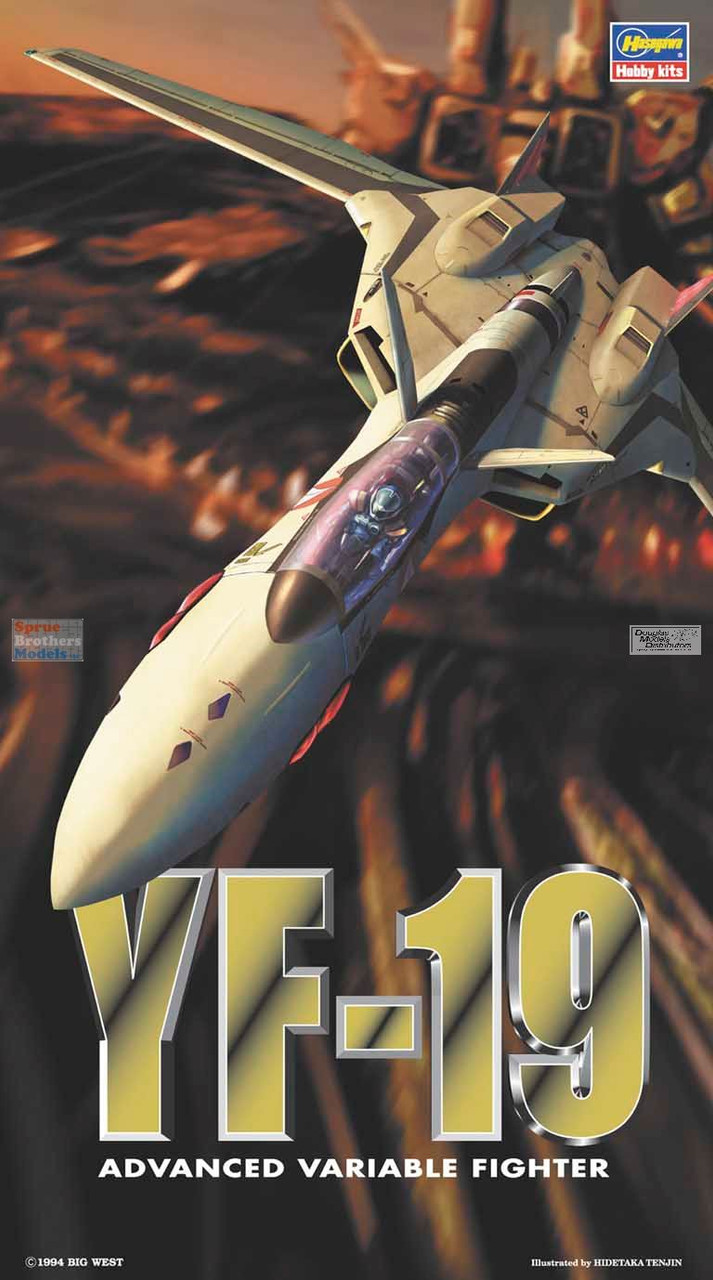 HAS65709 1:72 Hasegawa YF-19 Macross Plus - Sprue Brothers Models LLC