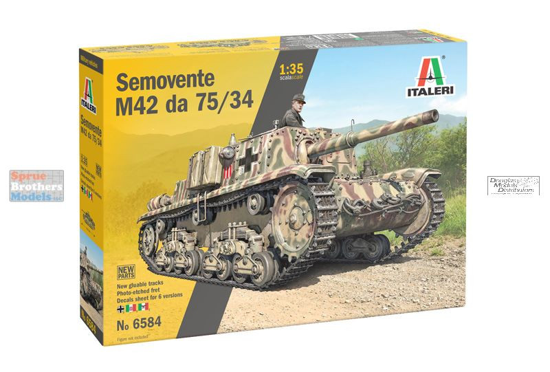 ITA6584 1:35 Italeri Semovente M42 da 75/34 - Sprue Brothers