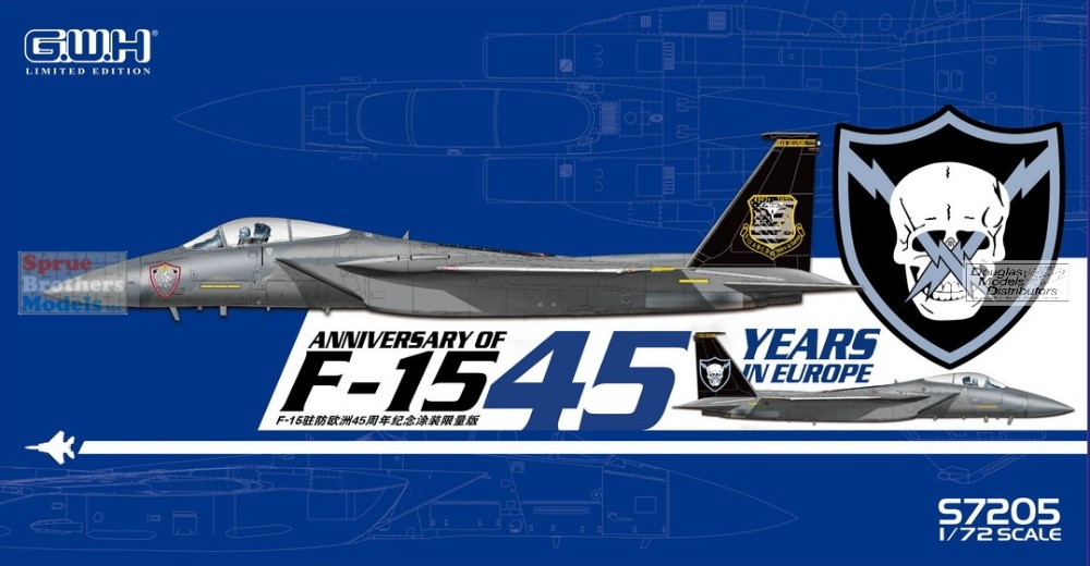 LNRS7205 1:72 Great Wall Hobby F-15C Eagle '45 Years in Europe