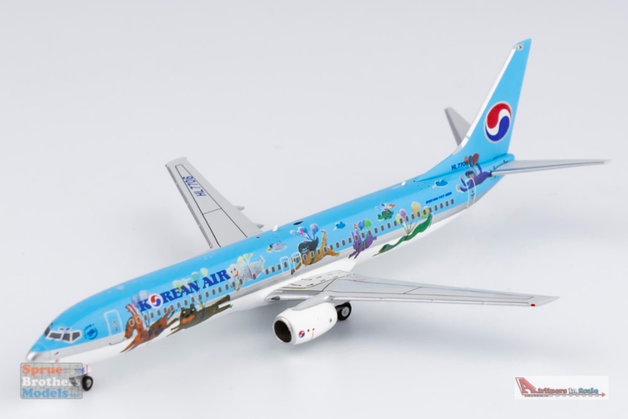 NGM79018 1:400 NG Model Korean Air B737-900ER Reg #HL7706 'Childrens Day'  (pre-painted/pre-built)