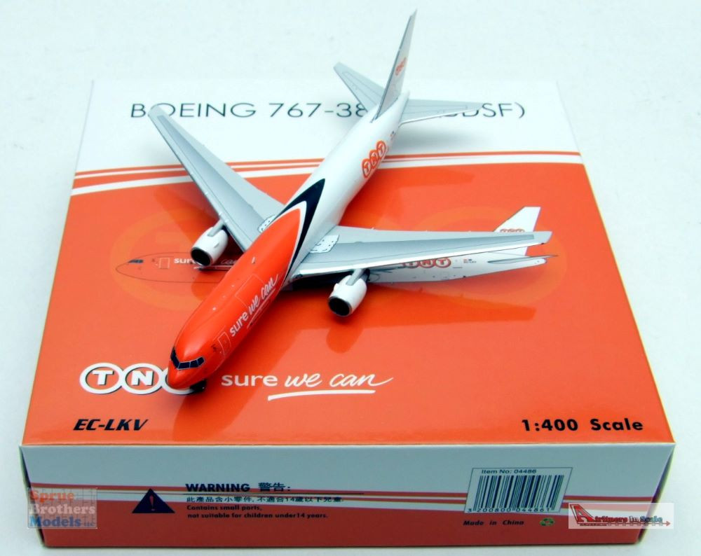 PHX04486 1:400 Phoenix Model TNT Boeing 767-383ER(BDSF) Reg #EC
