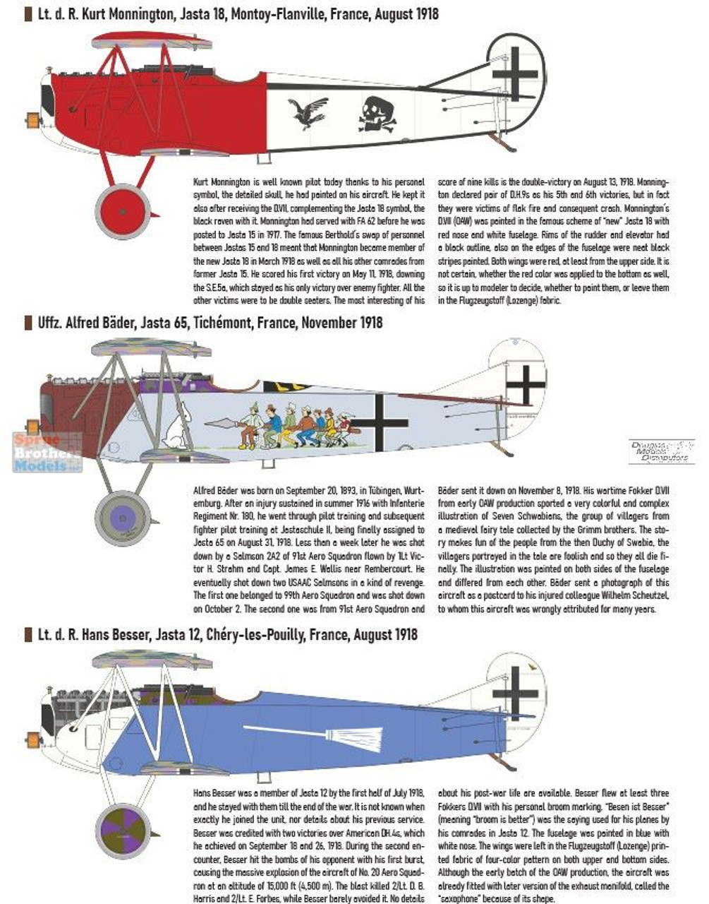 EDU08136 1:48 Eduard Fokker D.VII (OAW) ProfiPack