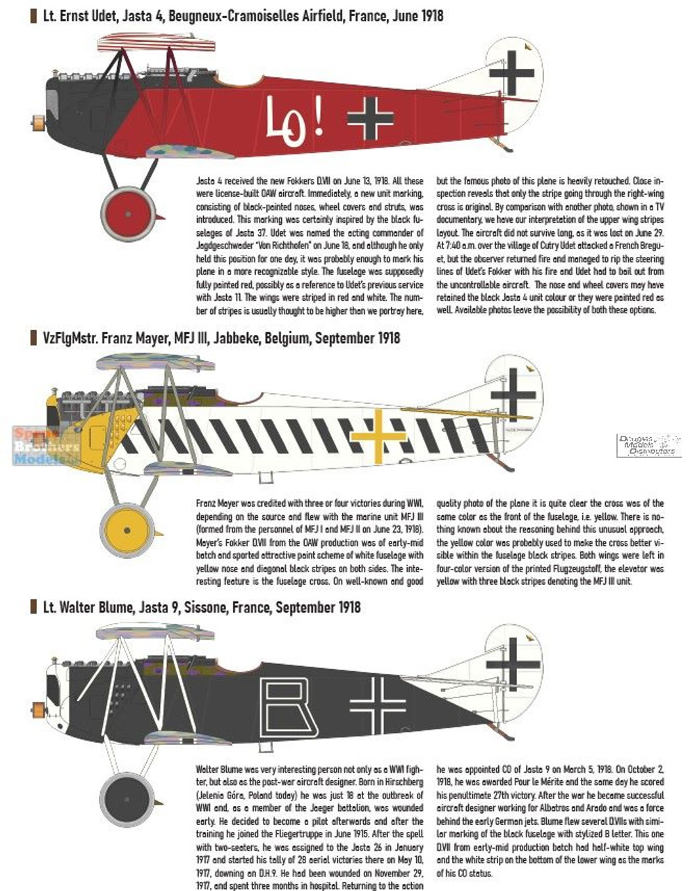 EDU08136 1:48 Eduard Fokker D.VII (OAW) ProfiPack