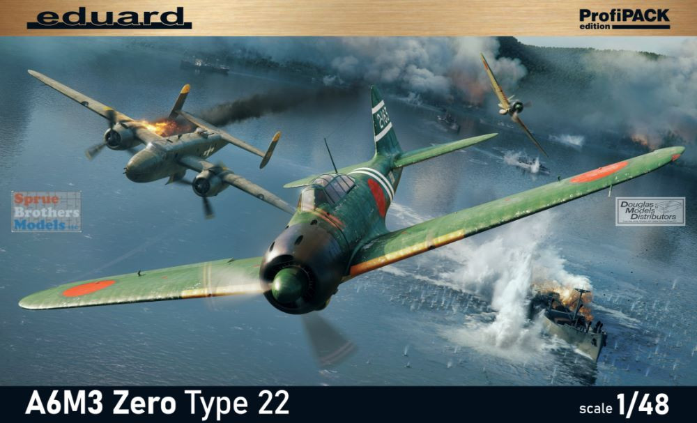 EDU82214 1:48 Eduard A6M3 Zero Type 22 ProfiPACK - Sprue Brothers