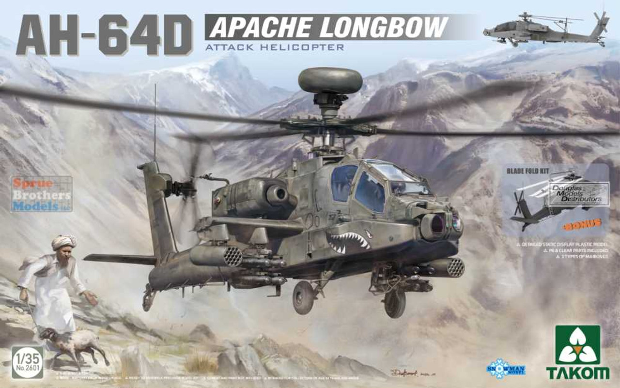 TAK02601 1:35 Takom AH-64D Apache Longbow