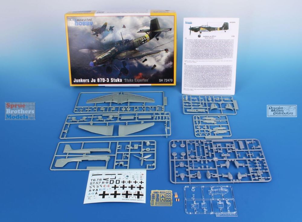 SPH72470 1:72 Special Hobby Ju87D-3 Stuka 'Stuka Experten' - Sprue