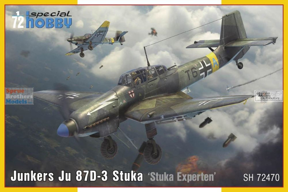 stuka ポーカーズ　11747391 SPH72470 1:72 Special Hobby Ju87D-3 Stuka 'Stuka Experten' - Sprue