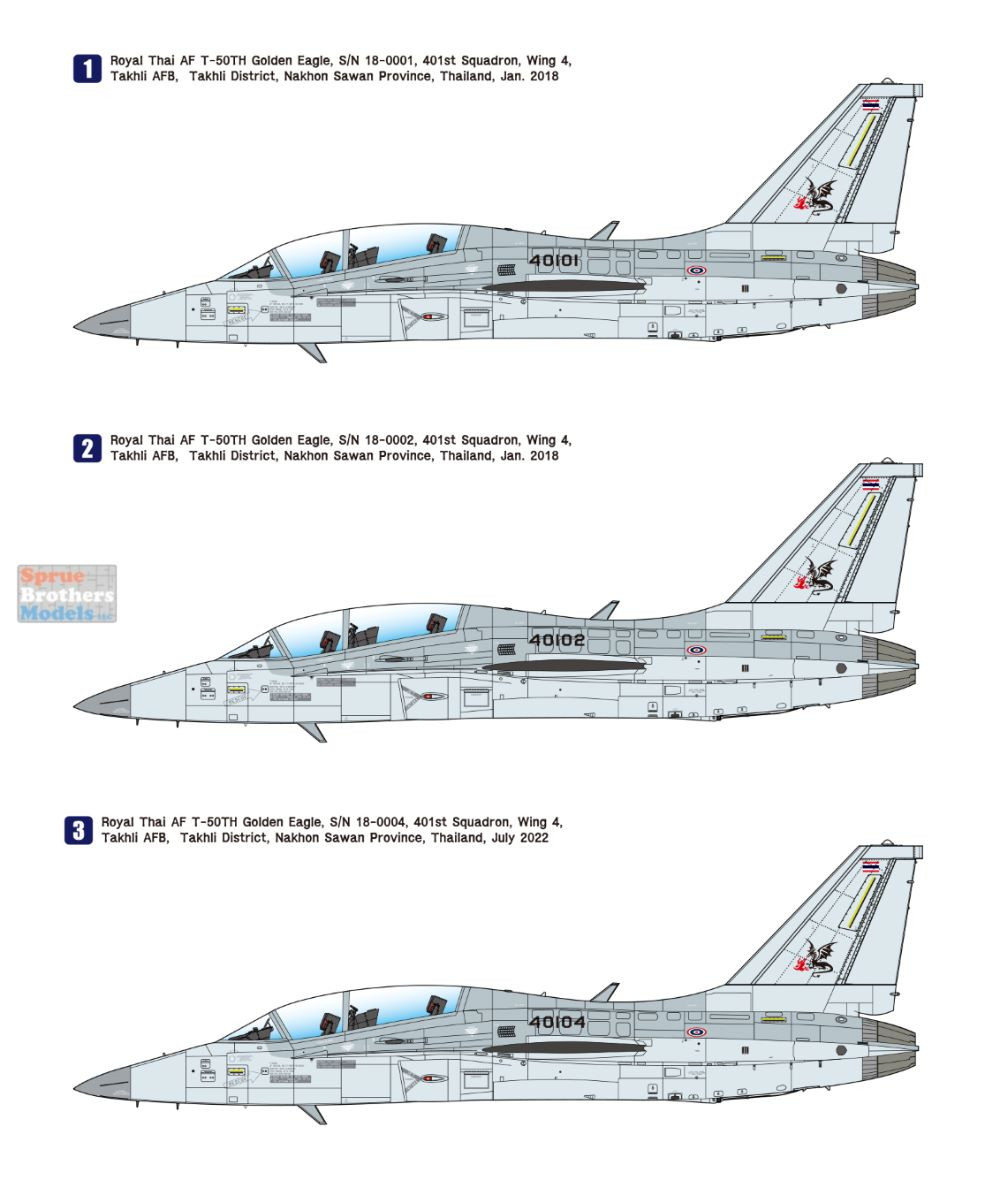 WPD14818 1:48 Wolfpack T-50TH Golden Eagle 'RTAF Lead-In Fighter