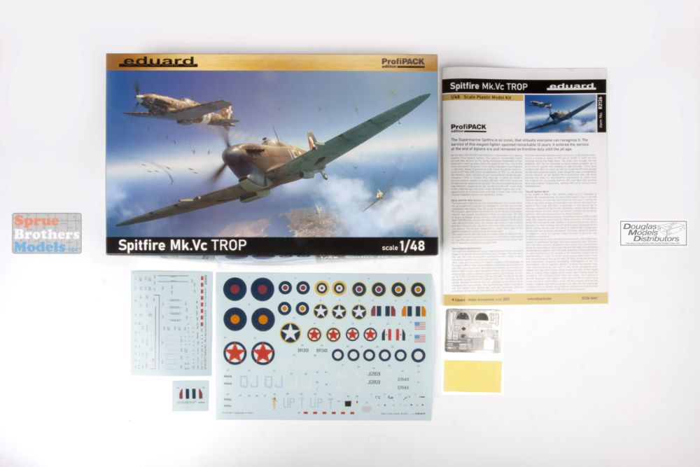 EDU82126 1:48 Eduard Spitfire Mk.Vc TROP ProfiPACK Edition - Sprue