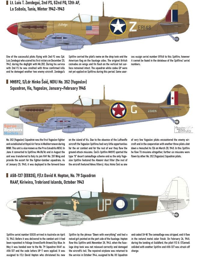EDU82126 1:48 Eduard Spitfire Mk.Vc TROP ProfiPACK Edition - Sprue