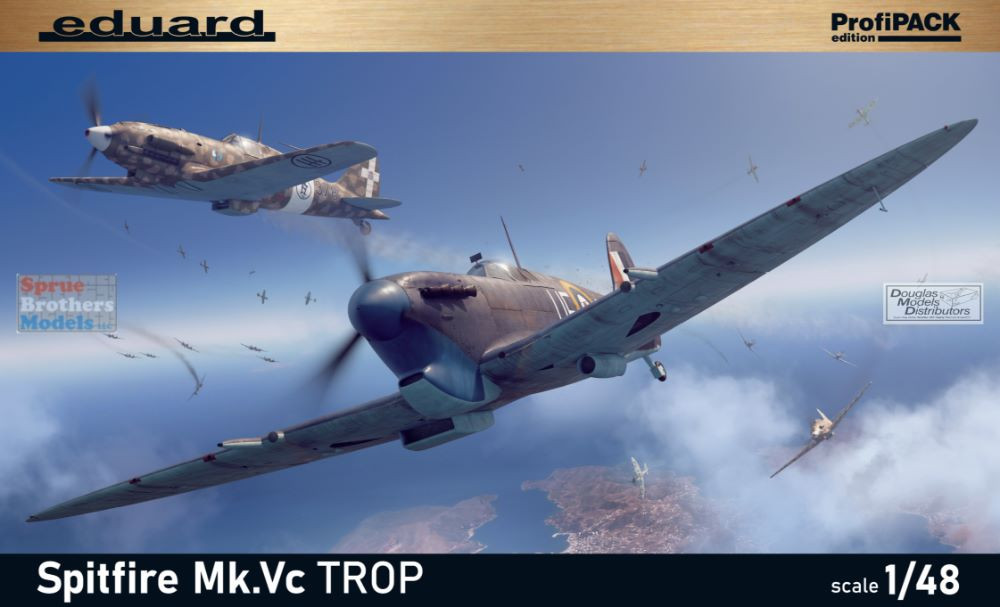EDU82126 1:48 Eduard Spitfire Mk.Vc TROP ProfiPACK Edition - Sprue