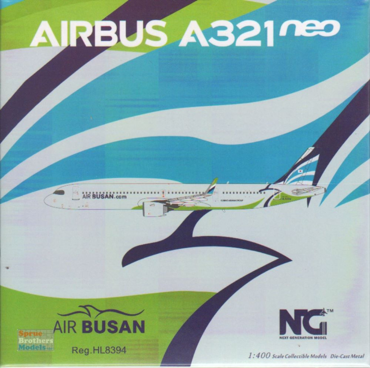 NGM13060 1:400 NG Model Air Busan Airbus A321neo Reg #HL8394