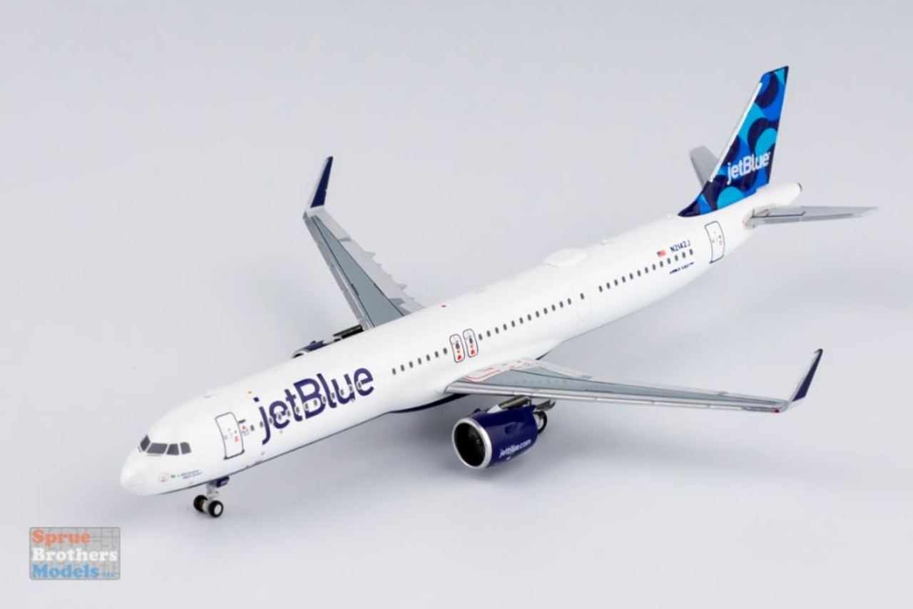 NGM13061 1:400 NG Model jetBlue Airbus A321neo Reg #N2142J 'A Mint Summer  Night's Dream' (pre-painted/pre-built)