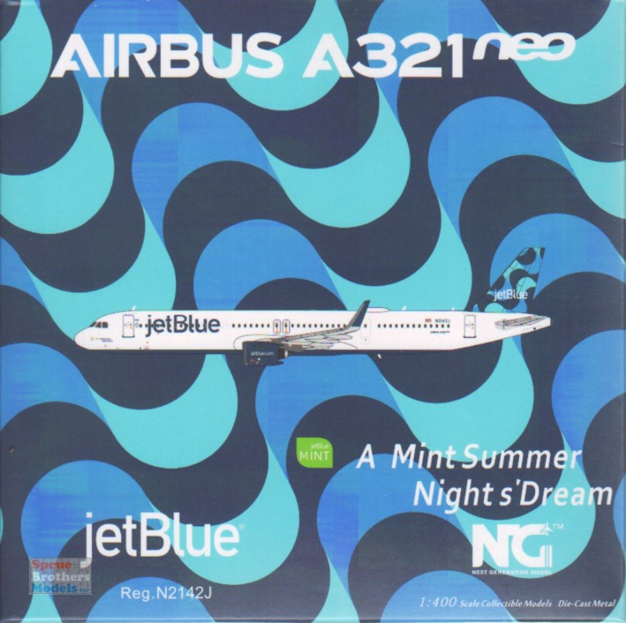 NGM13061 1:400 NG Model jetBlue Airbus A321neo Reg #N2142J 