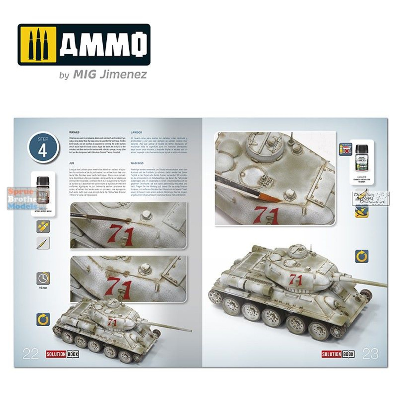 AMM7903 AMMO by Mig Solutions Box Mini - WW2 Soviet Winter Vehicles Colors  and Weathering System