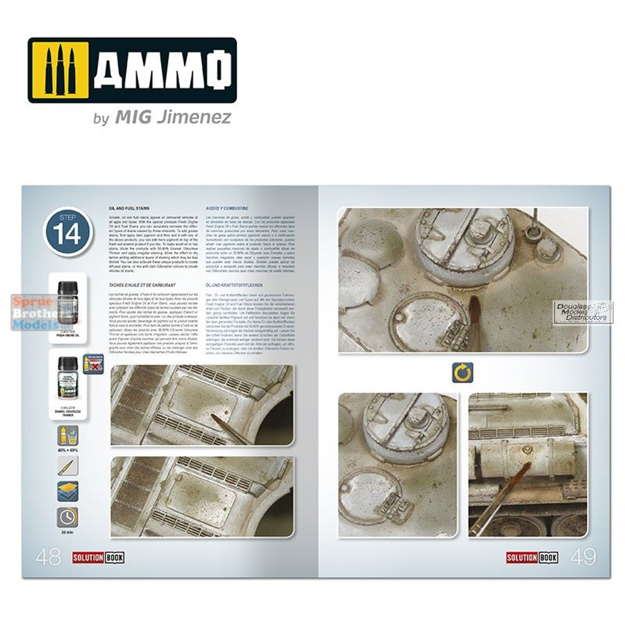 AMM7903 AMMO by Mig Solutions Box Mini - WW2 Soviet Winter Vehicles Colors  and Weathering System