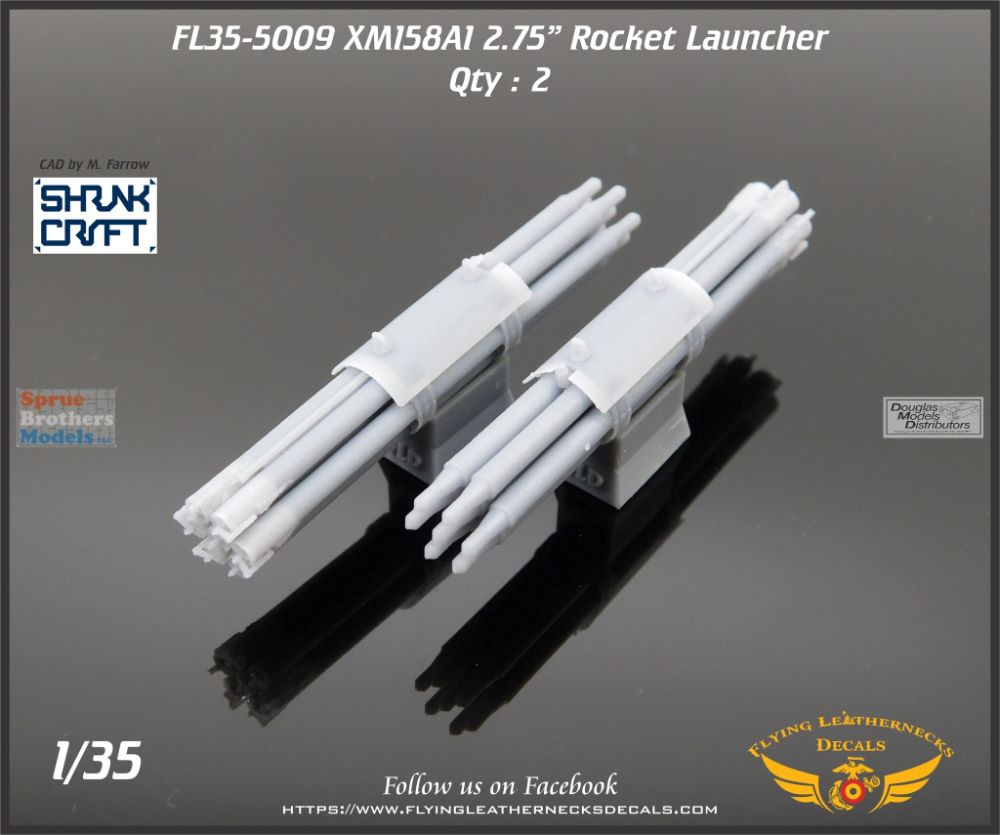 ORDFL355009 1:35 Flying Leathernecks - XM158A1 2.75