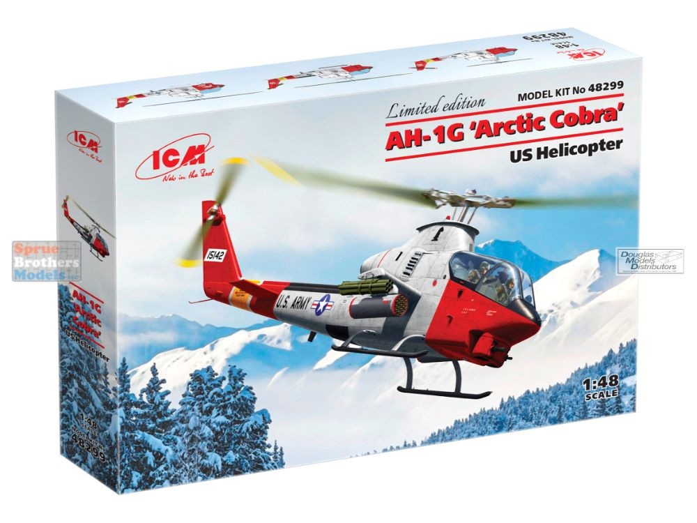 ICM48299 1:48 ICM AH-1G Cobra 'Arctic Cobra' - Sprue Brothers