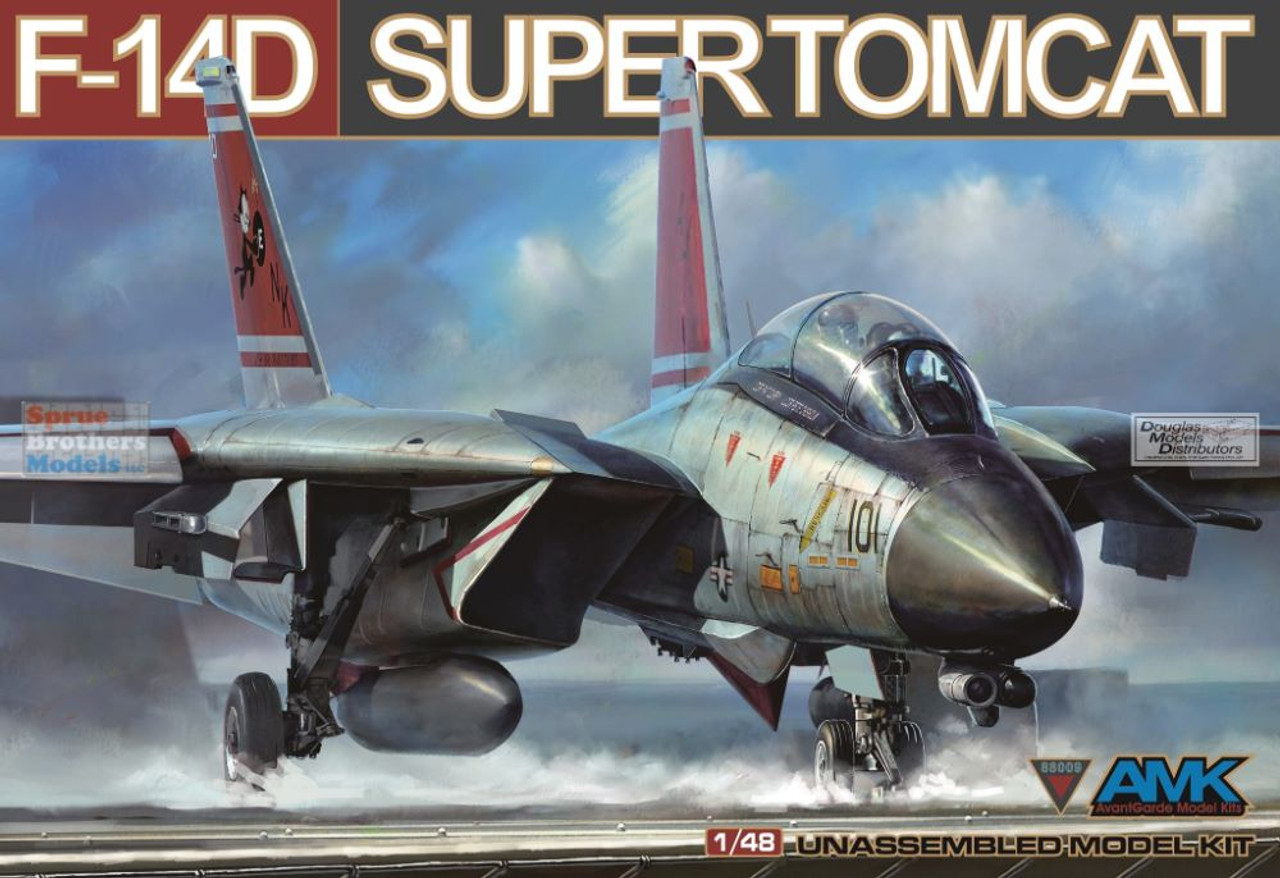 F-14D Supertomcat 1/48 未組立モデルキット スーパーtomcat組み立て飛行機モデルキット、特別版プラスチック