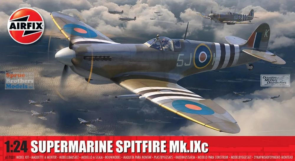 AFX17001 1:24 Airfix Spitfire Mk.IXc - Sprue Brothers Models LLC